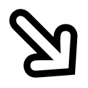 trend down icon